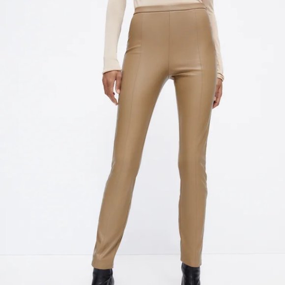 Zara Pants & Jumpsuits Zara Faux Leather Leggings Poshmark